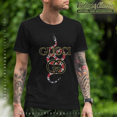 gucci t shirt snake fake|white Gucci shirt with snake.